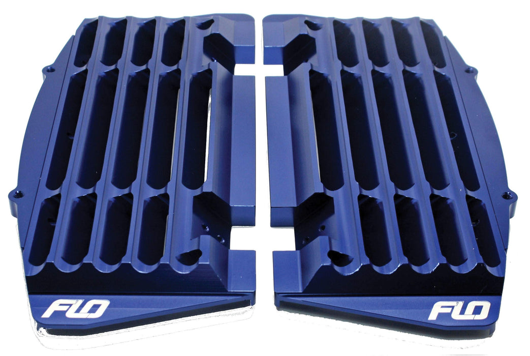 Flo Motorsports 122-8073 High Flow Radiator Braces Blue