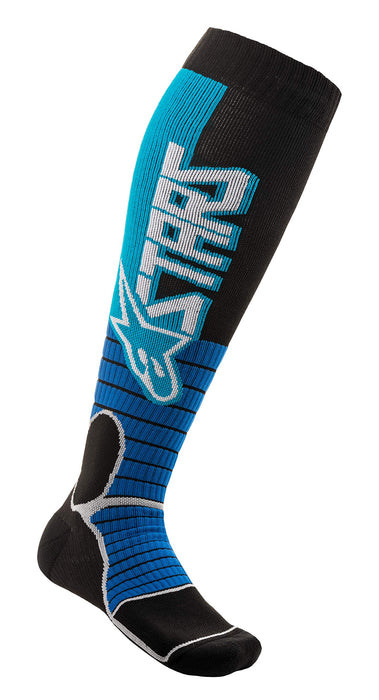 Alpinestars 4701520-731-M Mx Pro Socks Cyan/Black Medium