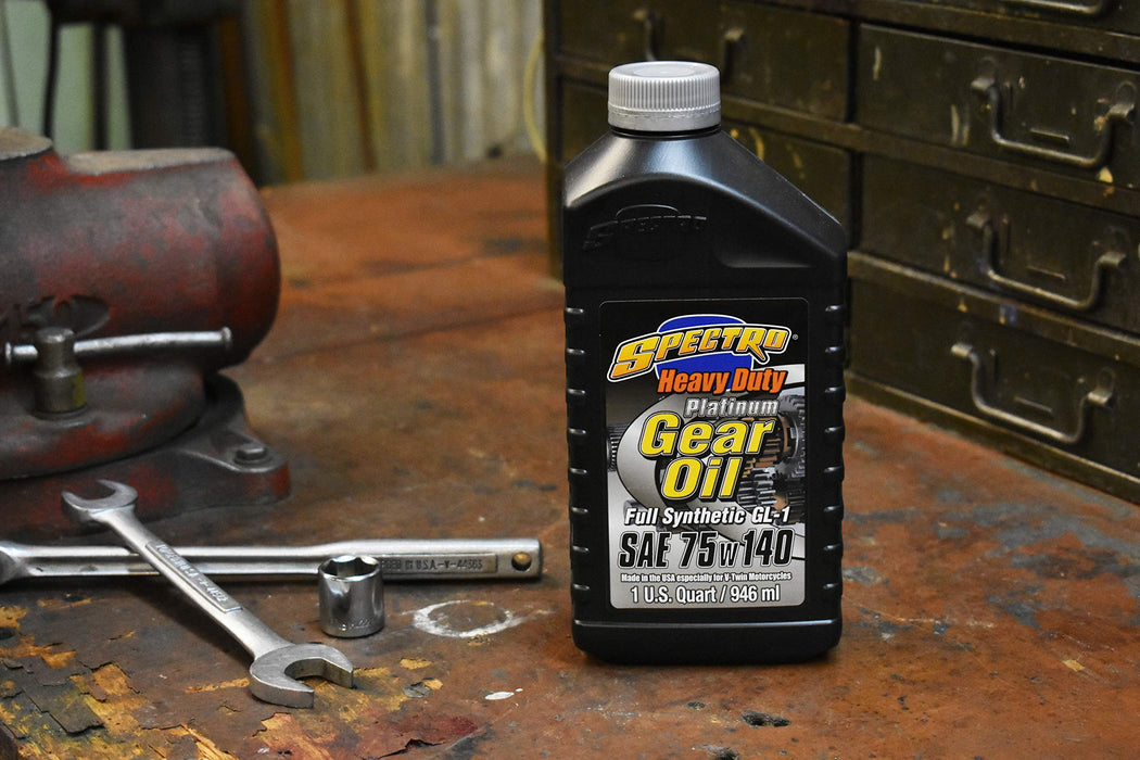 Spectro Performance Oils R.HDPGO Heavy Duty Platinum Gear Oil (75w140 Gl-1, 1 Quart)