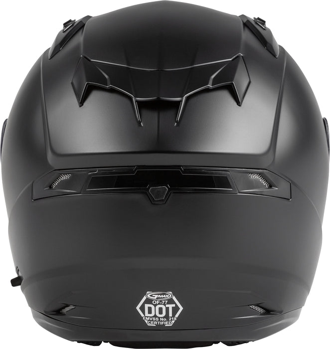 GMAX OF-77 Open-Face DOT Approved Motorcycle Helmet for Motorcycles, Scooters, Mopeds and More (Candy RED LG)