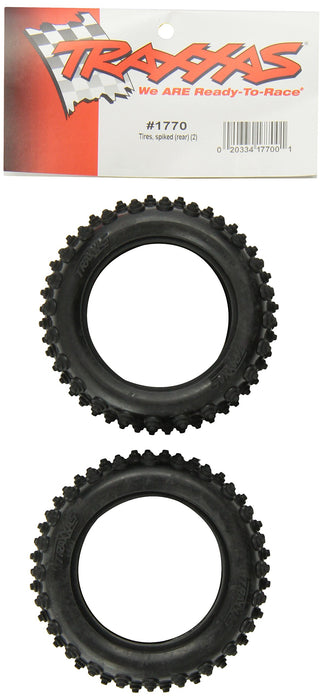 Traxxas 1770 Spiked Tire 2.15 Rear 2-Piece Bandit 292-Pack