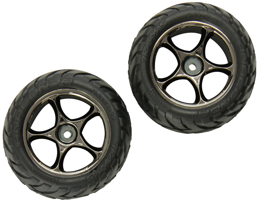 Traxxas 2478A Tires and Wheels Bandit Rear 2-Piece 28-Pack