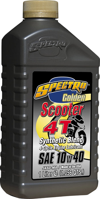 Spectro L.SGS14 Golden Scooter Semi-Syn 4T - 10W40-1lt. - 12/Case