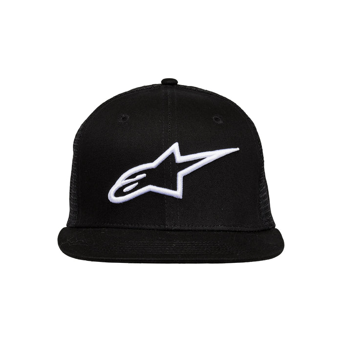 Alpinestars Men's Corp Trucker Snapback, Black/Black, One Size