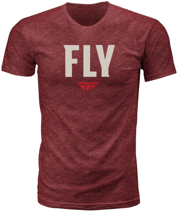 Fly Racing 352-0152S Fly Wfh Tee Red Heather Sm