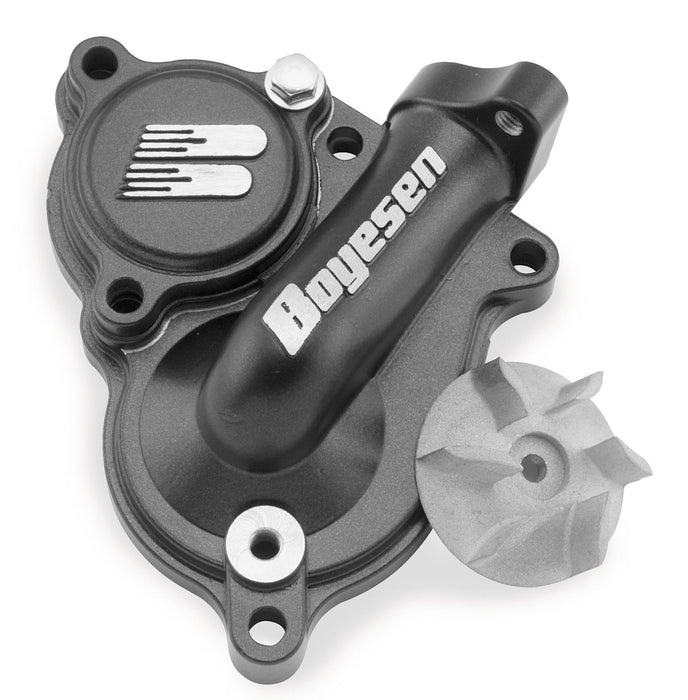 Boyesen WPK-07AB Supercooler Water Pump Cover and Impeller Kit Black