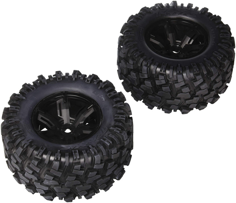 Traxxas 7772X Pre-Assembled X-Maxx Wheels & Tires (8S-Rated) Vehicle