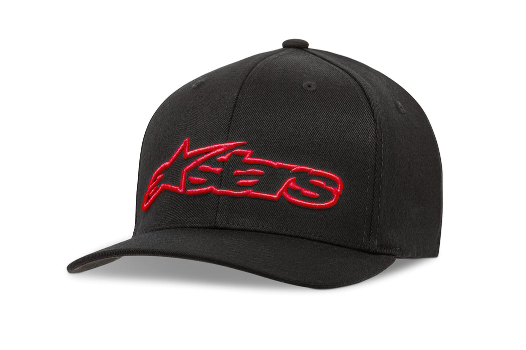 Alpinestars Standard Blaze Flexfit Hat Black/Red Lg/XL, Multi, one_Size