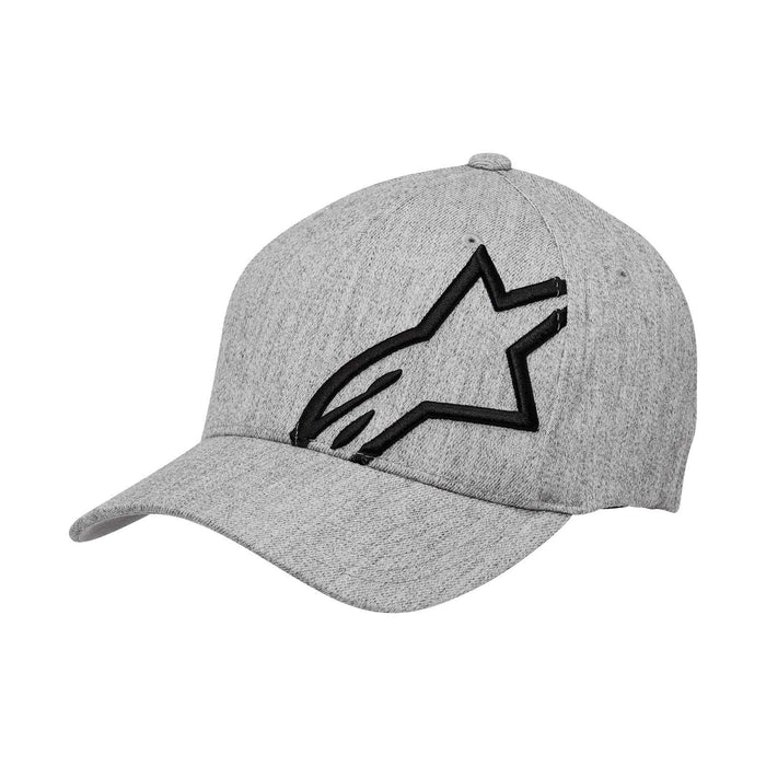 Alpinestars Standard Corp Shift 2 Curved Hat Grey Heather/Black Sm/Md, Multi, one_Size