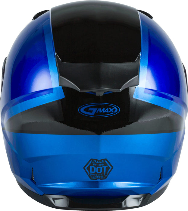 Gmax Ff-49S Full-Face Dual Lens Shield Snow Helmet (Blue/Black, Xx-Large) G2495048