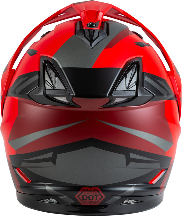 Gmax A2114037 Gm-11S Ripcord Adventure Snow Helmet Matte Red/Black XL