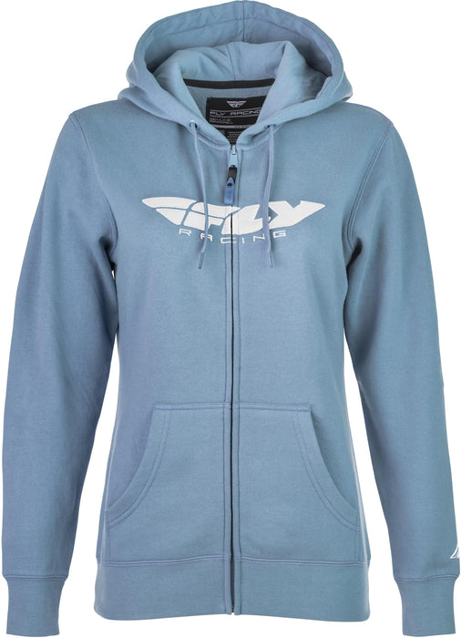 Fly Racing 358-00632X Women's Fly Corporate Zip Up Light Blue 2X