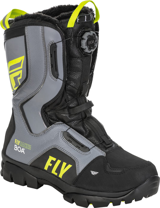 Fly Racing 2022 Marker BOA Boot (Black/Grey/Hi-Vis, 6)