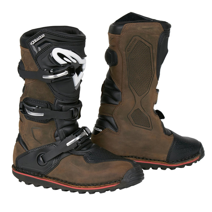 Alpinestars 2004017-818-8 Men's Tech T Motocross Boot, Brown Oiled, 8