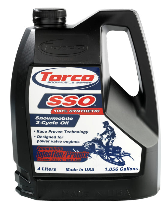 Torco SSO Snowmobile 2-Stroke Synthetic Oil (4-Liter)