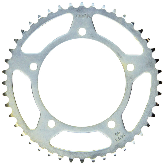 Sunstar 2-143244 44-Teeth 420 Chain Size Rear Steel Sprocket