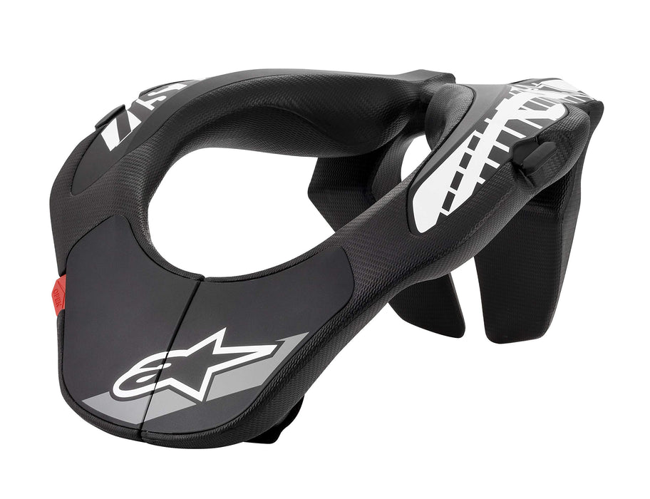 Alpinestars 6540118-12 Unisex-Adult Youth Neck Support Black/White (Multi, one_size)