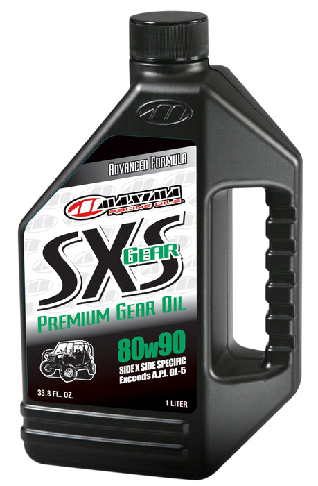 Maxima 40-43901 SXS 80W90 Premium Gear Oil - 1 Liter Bottle