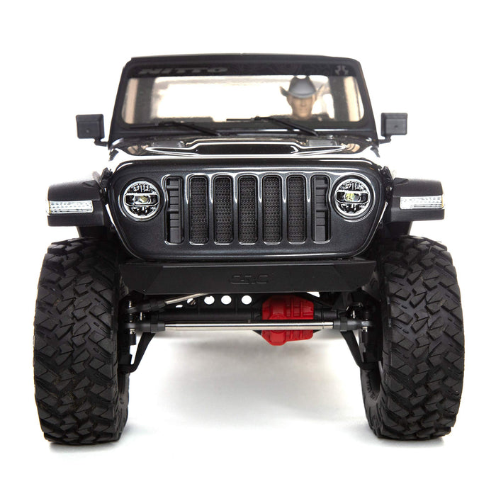 Axial Rc Truck 1/10 Scx10 Iii compatible with Jeep Jt Gladiator Rock Crawler With Portals Rtr (Batteries And Charger Not Included), Gray, Axi03006Bt1 AXI03006BT1