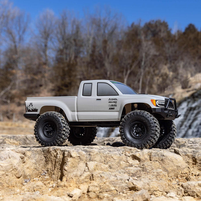 Axial RC Truck 1/10 SCX10 III Base Camp 4 Wheel Drive Rock Crawler Brushed RTR Batteries and Charger Not Included Grey AXI03027T3 Trucks Electric RTR 1/10 Off-Road