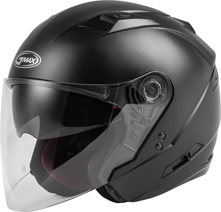 GMAX OF-77 Open-Face DOT Approved Motorcycle Helmet for Motorcycles, Scooters, Mopeds and More (Candy RED LG)