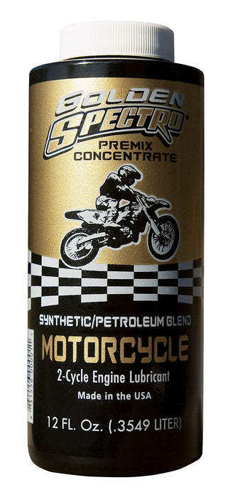 Spectro Oil Spectro N.GSMC Golden Spectro 2-Cycle Oil Synthetic Blend Premix, 12 oz.