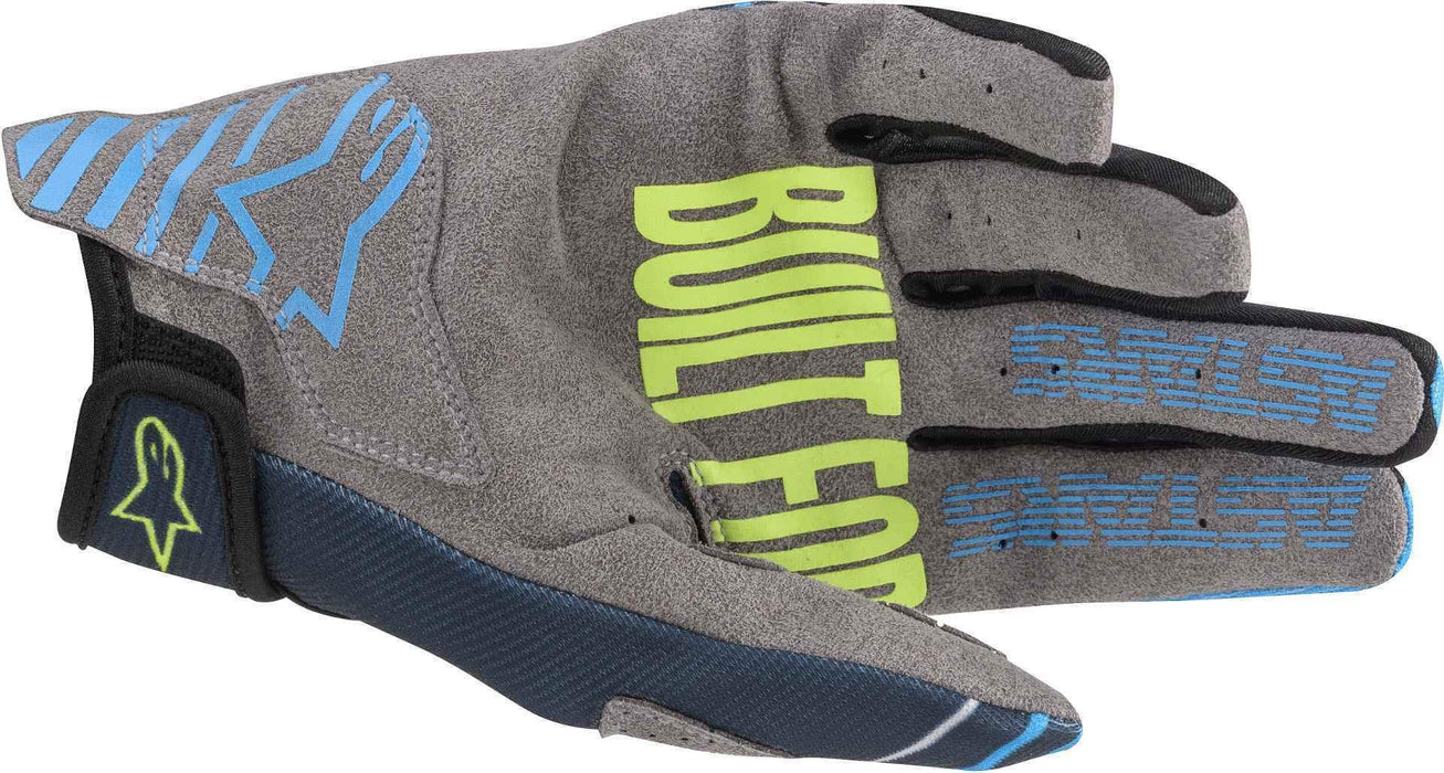 Alpinestars 3561820-7630-L Radar Gloves Navy Aqua Lg