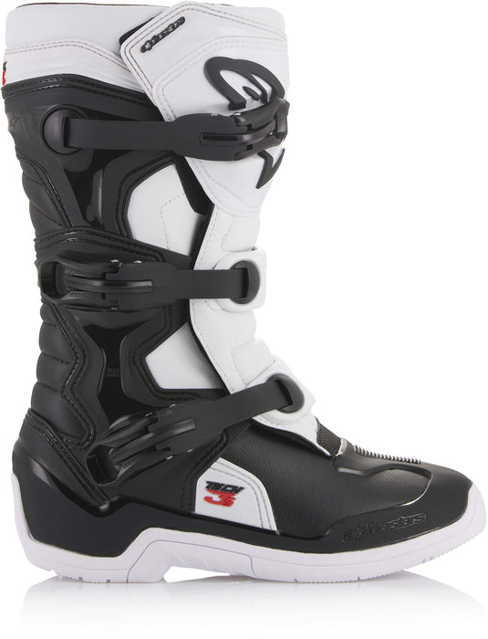 Alpinestars 2014018-12-3 Tech 3S Boots Black/White Sz 03