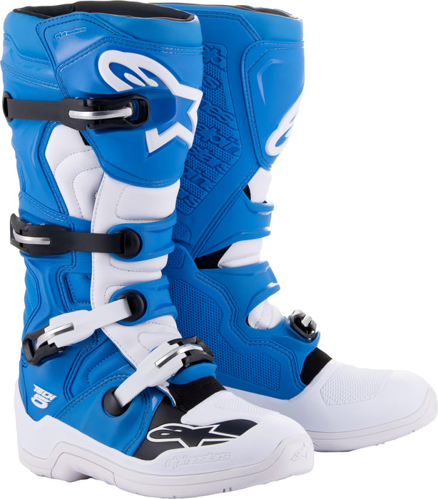 Alpinestars Tech 5 MX Boots (Blue/White, 6)