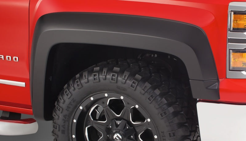 Bushwacker 15-18 Chevy Silverado 2500 HD Extend-A-Fender Style Flares 2pc Black 40125-02