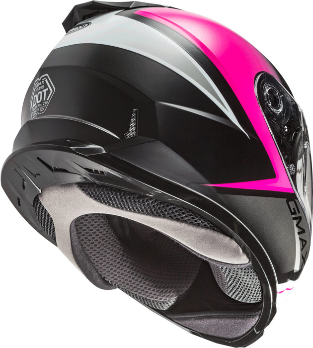 FF-49S FULL-FACE HAIL SNOW MATTE BLACK/PINK/WHITE XL