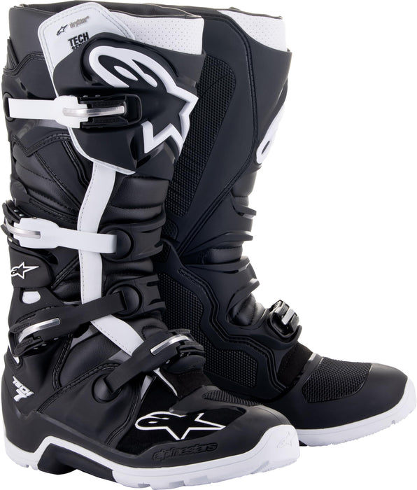 Alpinestars Tech 7 Enduro Drystar MX Boots (Black/White, 16)