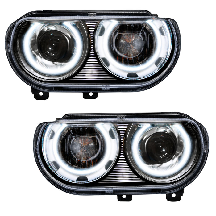 Oracle 08-14 Compatible with Dodge Challenger SMD HL (HID Style) White SEE WARRANTY 7132-001