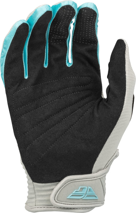 Fly Racing 2023 Youth F-16 Gloves (Light Grey/Sky Blue, Youth Large)