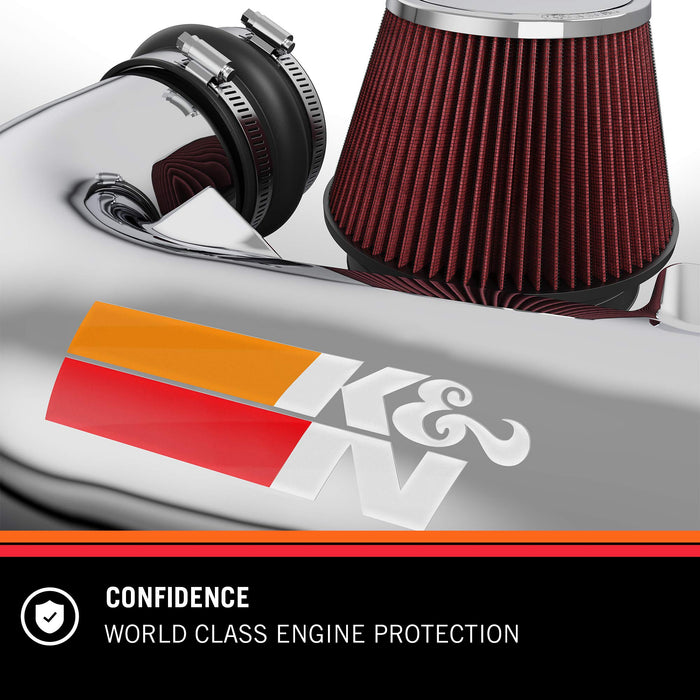 K&N 69-7000TR Typhoon Air Intake Compatible with Nissan SENTRA SE-R, L4-2.5L (CCA), 2002 RED