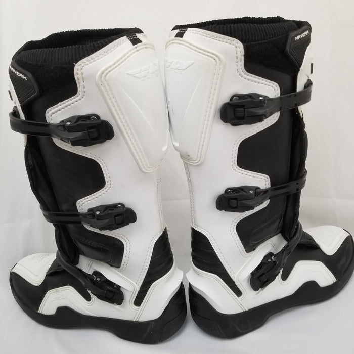 Fly Racing Maverik Boot (White/Black, 10)