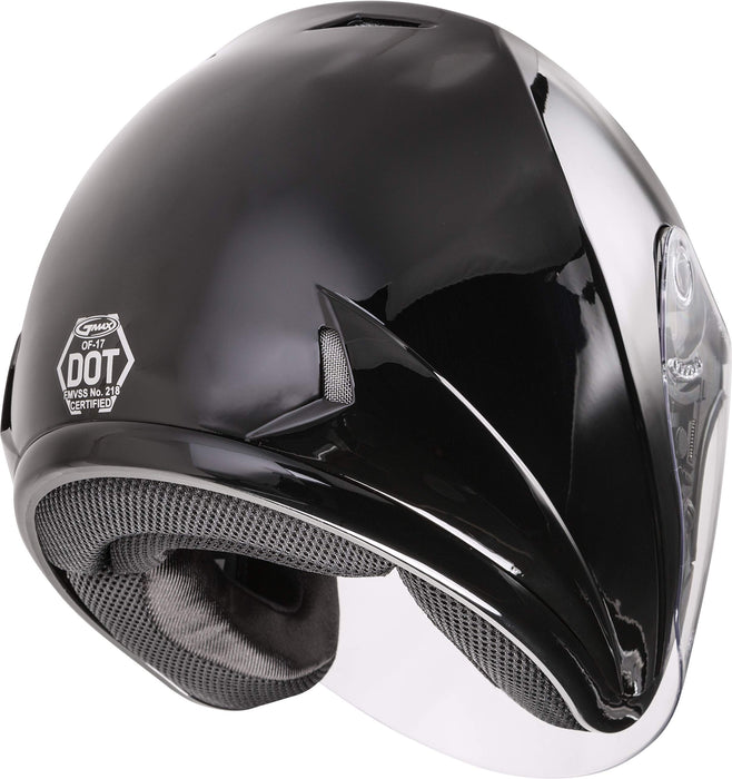 Gmax Of-17 Open-Face Street Helmet (Black, 3X-Large) G317029N