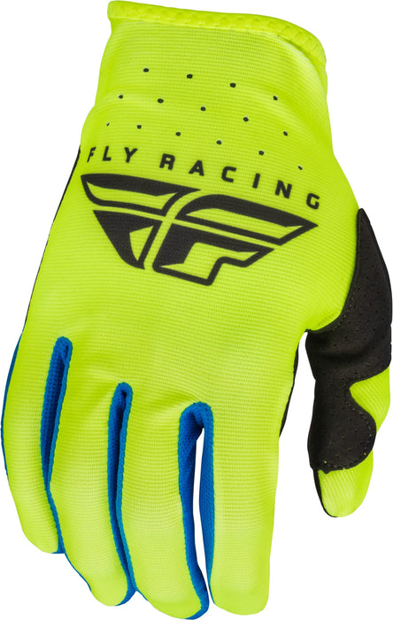 Fly Racing 2023 Adult Lite Gloves (Hi-Vis/Black, X-Small)