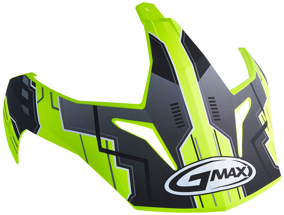 GMAX unisex-adult full-face-helmet-style Visor (Gm11D '15 Adventure Tc24 Tt) (Hi-Vis Yellow, One Size)