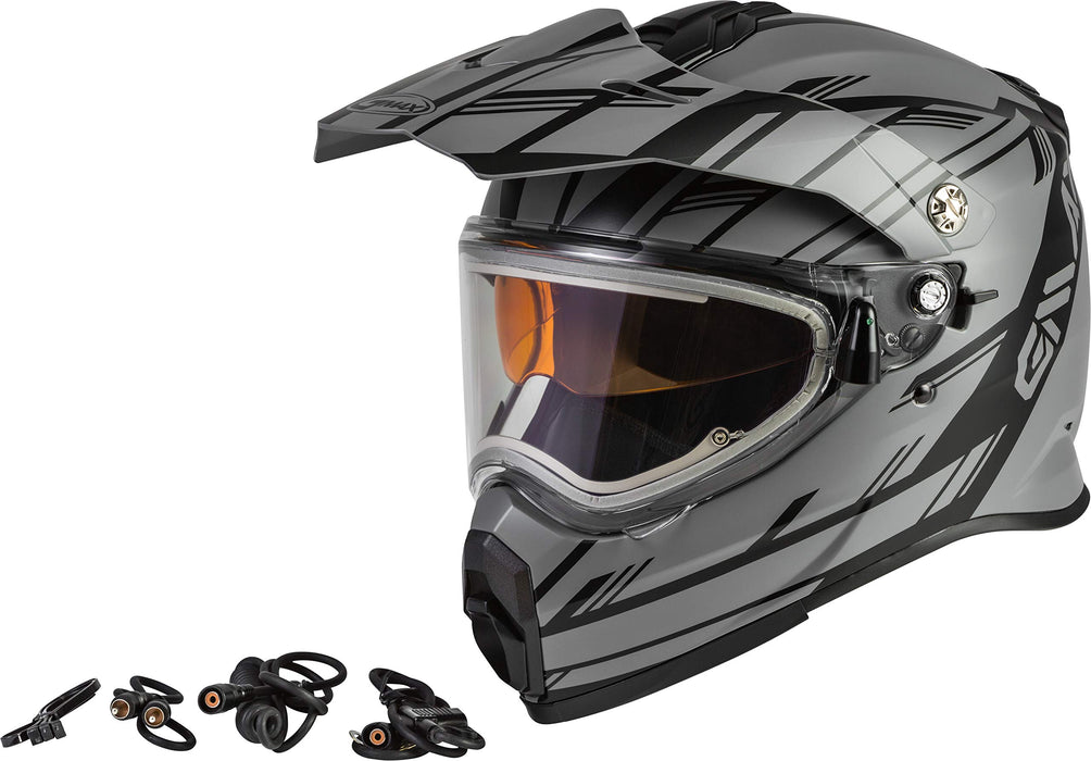 AT-21S Epic Snow Helmet W/ELEC Shield Matte Grey/Black SM