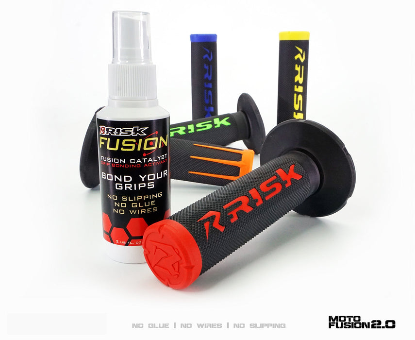 Risk Racing Fusion 2.0 Motorcycle Grips Orange 287