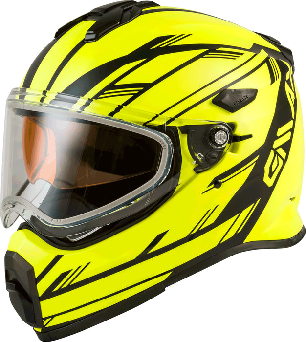 AT-21S Epic Snow Helmet W/ELEC Shield Matte HI-VIS/Black XS