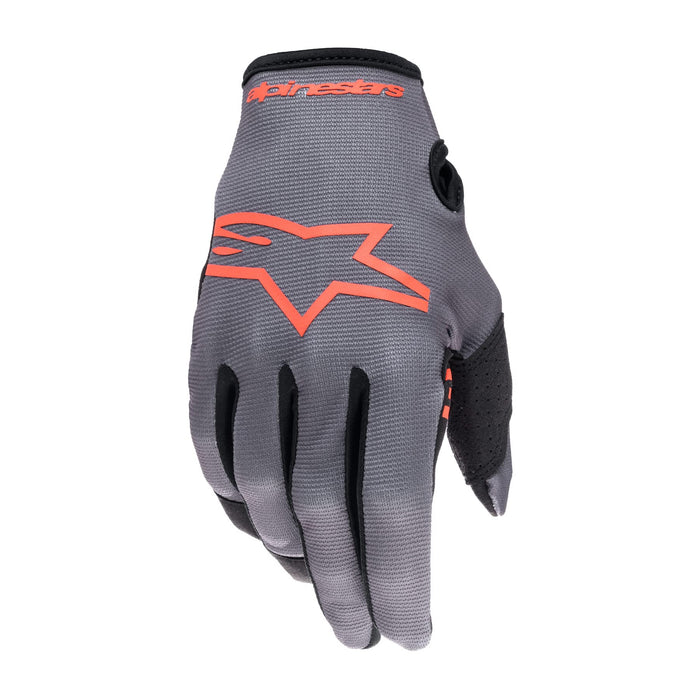 Alpinestars 2023 Radar Youth MX Glove - Magnet Neon Red X Small