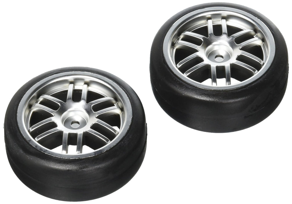 Traxxas 1.9" Gymkhana Slick Tires Pre-Glued On Satin Rally Wheels 7376A