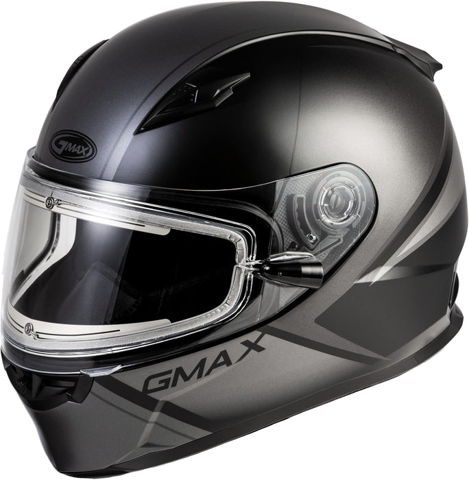 FF-49S Hail Snow Helmet W/ELEC Shield Matte Black/Grey LG