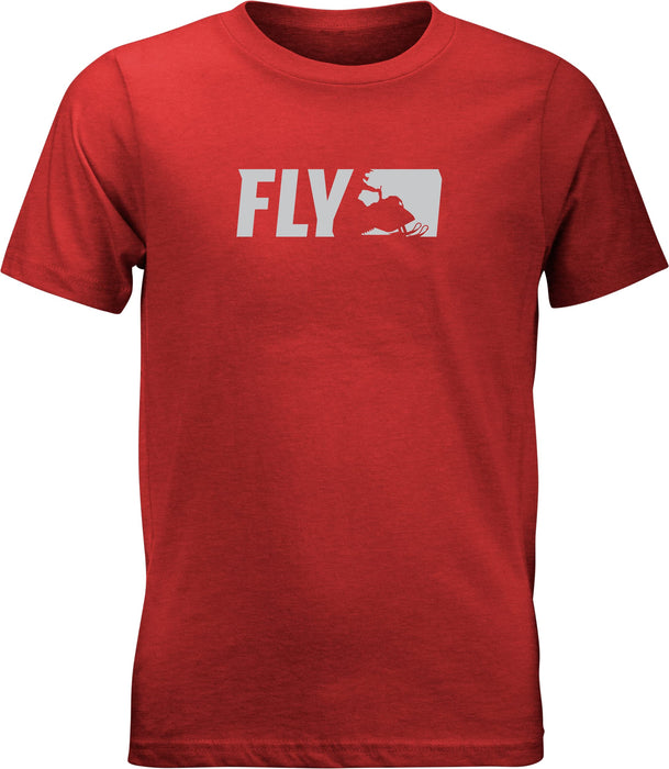 Fly Racing 352-0527YM Fly Youth Primary Tee Red Ym