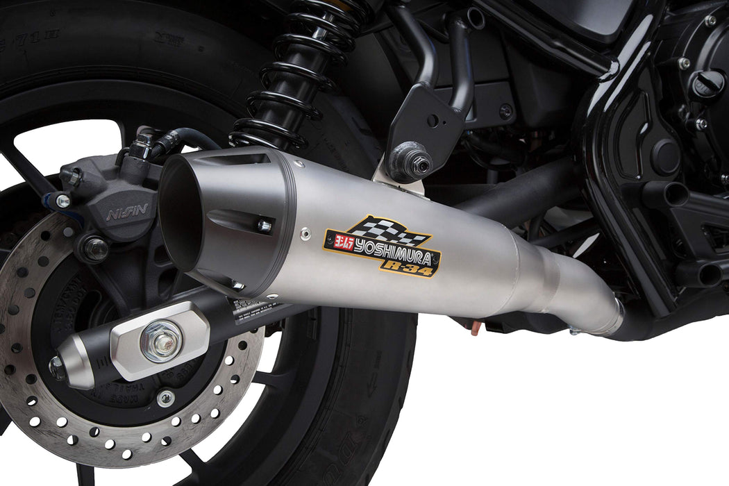 Yoshimura 960-1271 Exhaust Street R-34 Slip-On Ss-Ss-Al