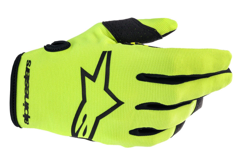 Alpinestars Youth Radar Gloves (Yellow Fluo Black, Youth 3X-Small)