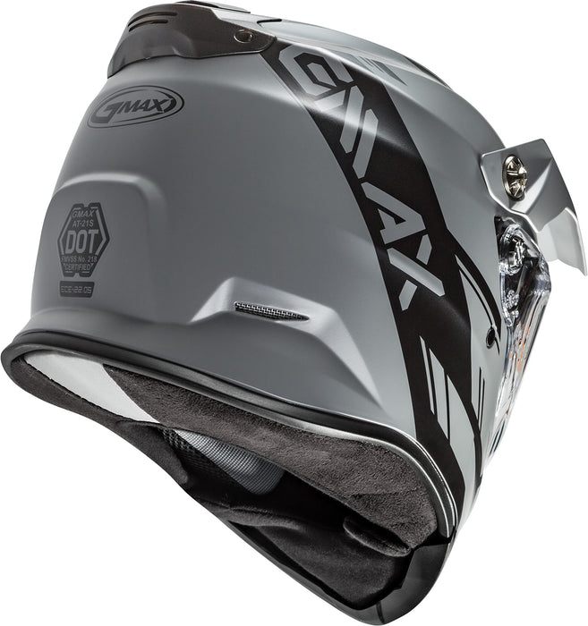 GMAX G2211502 Helmets, Matte Grey/Black,Large