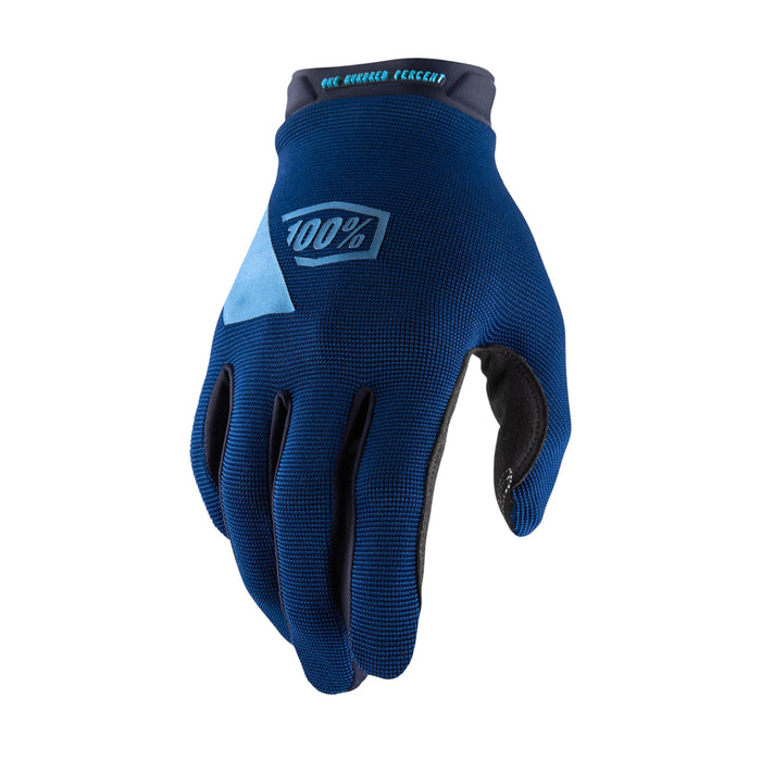 100% Ridecamp Gloves Navy/Slate Blue Md 10011-00016